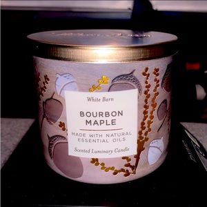 White Barn Bourbon Maple 3 Wick Candle